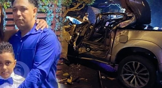 Trágica. Padre e hijo pierden la vida en un accidente de tránsito ...